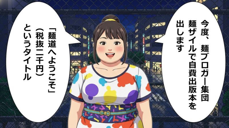 今度、麺ﾌﾞﾛｶﾞｰ集団麺ザイルで自費出版本を出します。