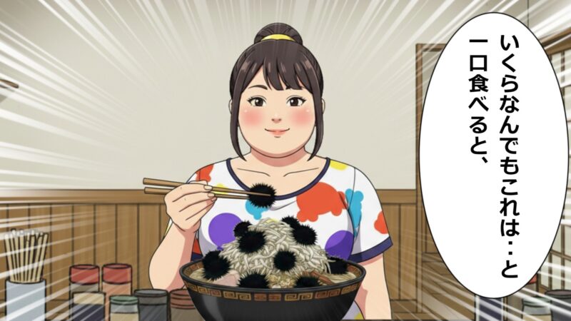 いくらなんでもこれは‥と一口食べると、