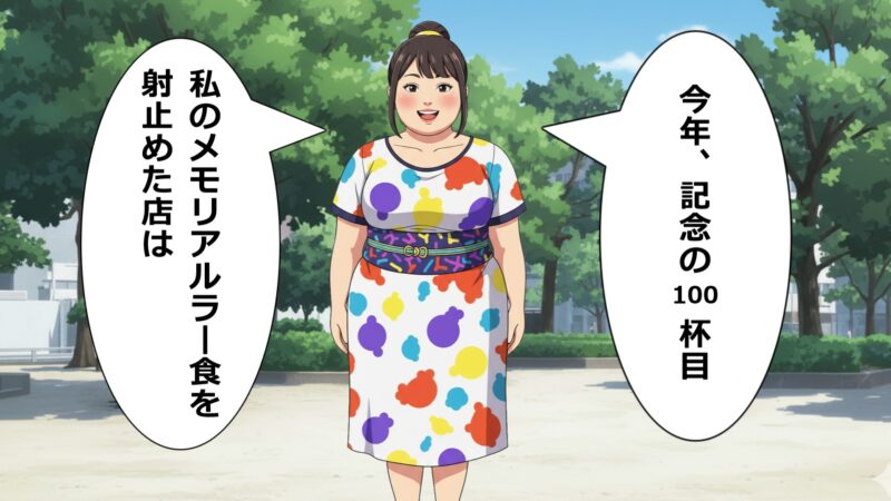 今年、記念の100杯目。 私のﾒﾓﾘｱﾙﾗｰ食を射止めた店は
